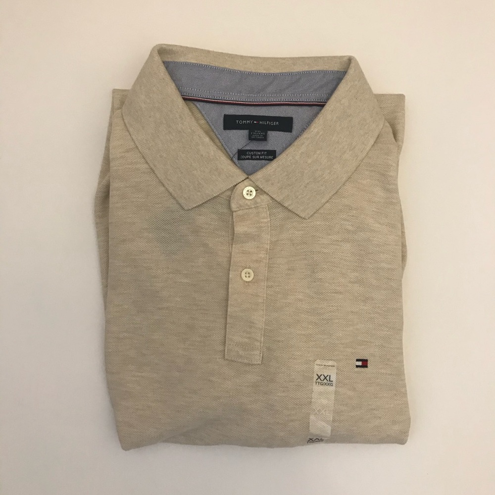 Tommy Hilfiger Polo shirt. Short sleeve, 100% cotton. New, never worn. Tags.